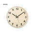 Horloge murale en bois YUSTRY