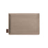 Housse pour ordinateur portable en rpet résistant rembourré en cuir recyclé KROLL beige marquage logo