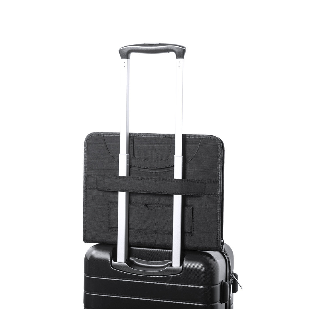 Housse pour ordinateur portable multifonction rembourrée en nylon 1200d WATTAN accroche pour valise