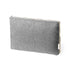 Housse pour ordinateur portable rembourré 100 % coton recyclé DRIFT gris avec logo entreprise