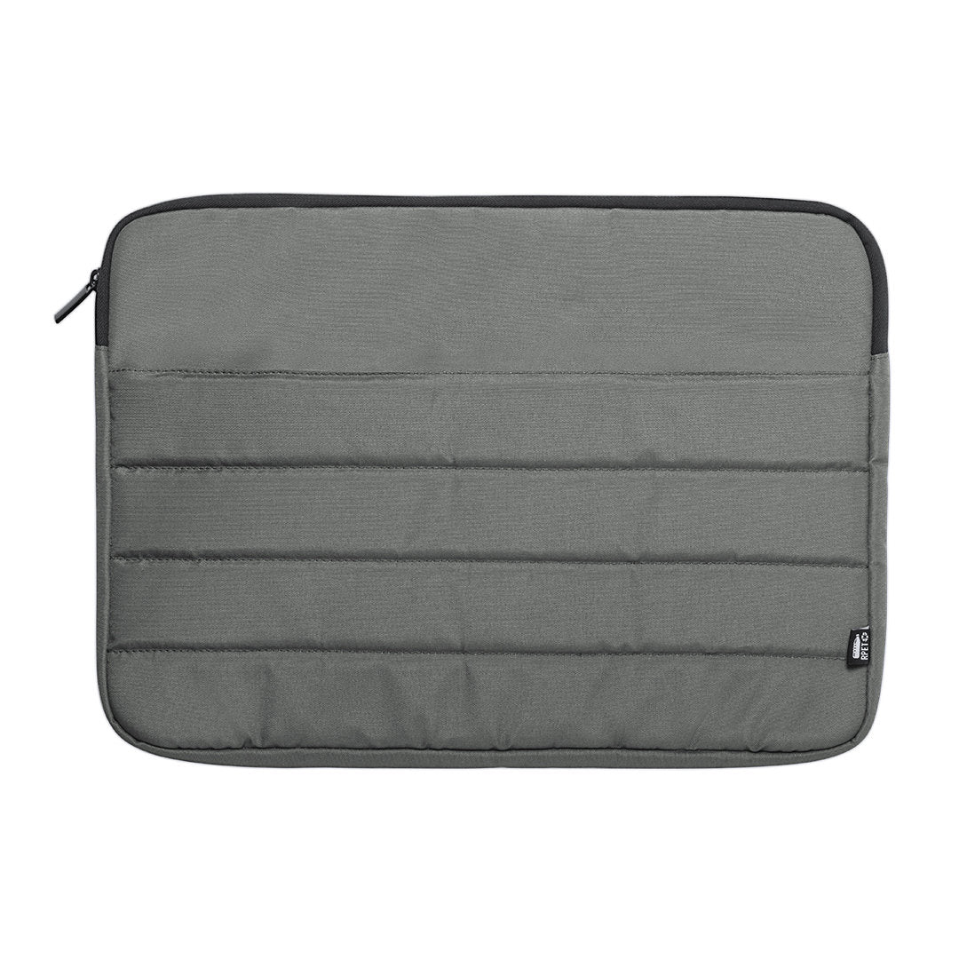 Housse pour ordinateur portable rembourré, polyester 300d rpet KRAYON gris