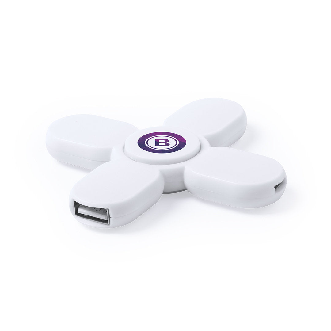 Hub usb avec spinner anti-stress avec 3 ports usb 2.0 KULER
