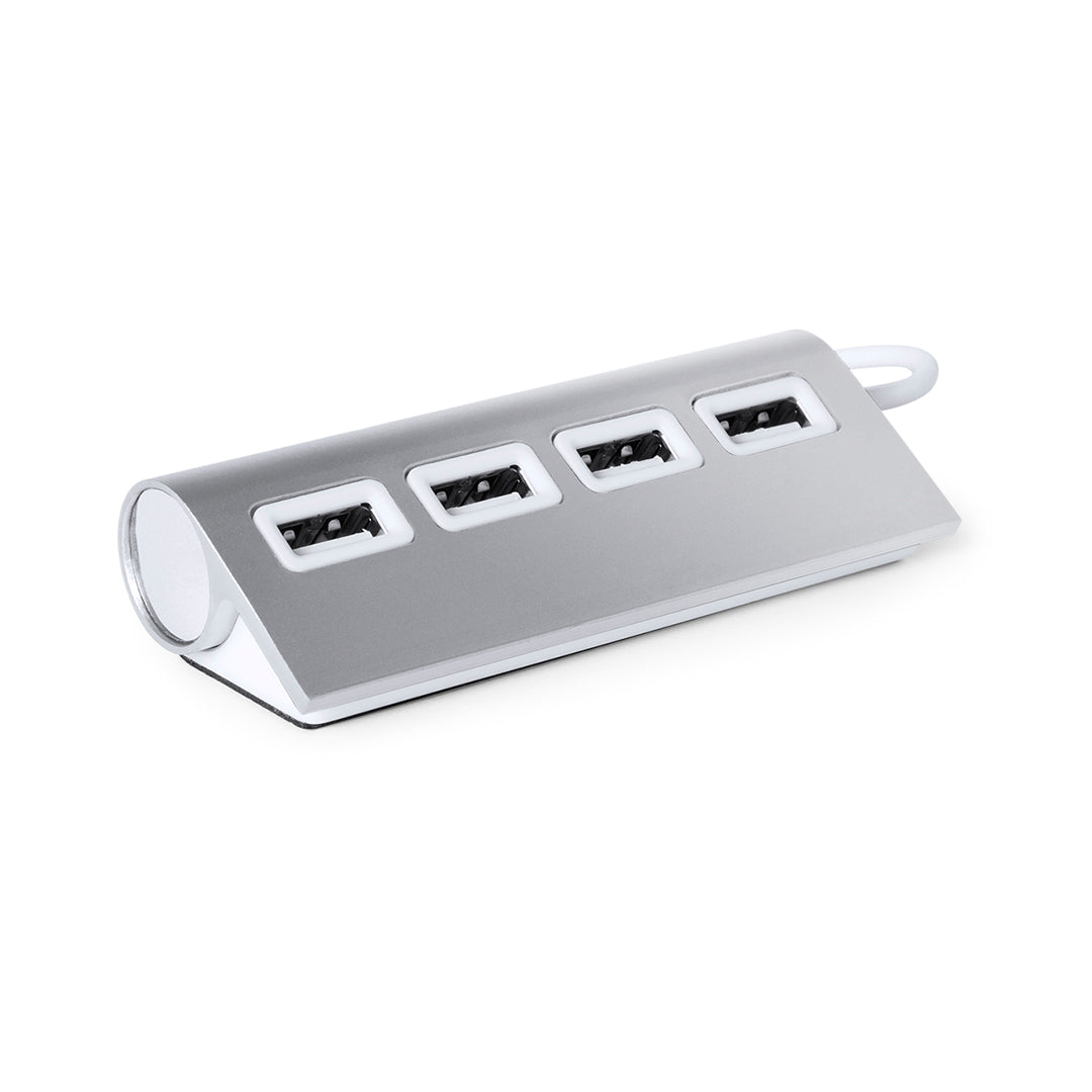 Hub usb en aluminium WEEPER gris