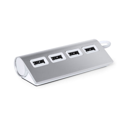 Hub usb en aluminium WEEPER gris