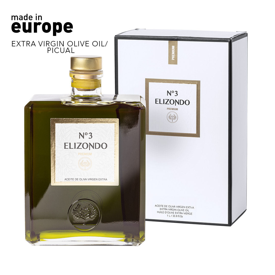 Huile d'olive Elizondo Nº3 1L Vierge Extra, variété Picual