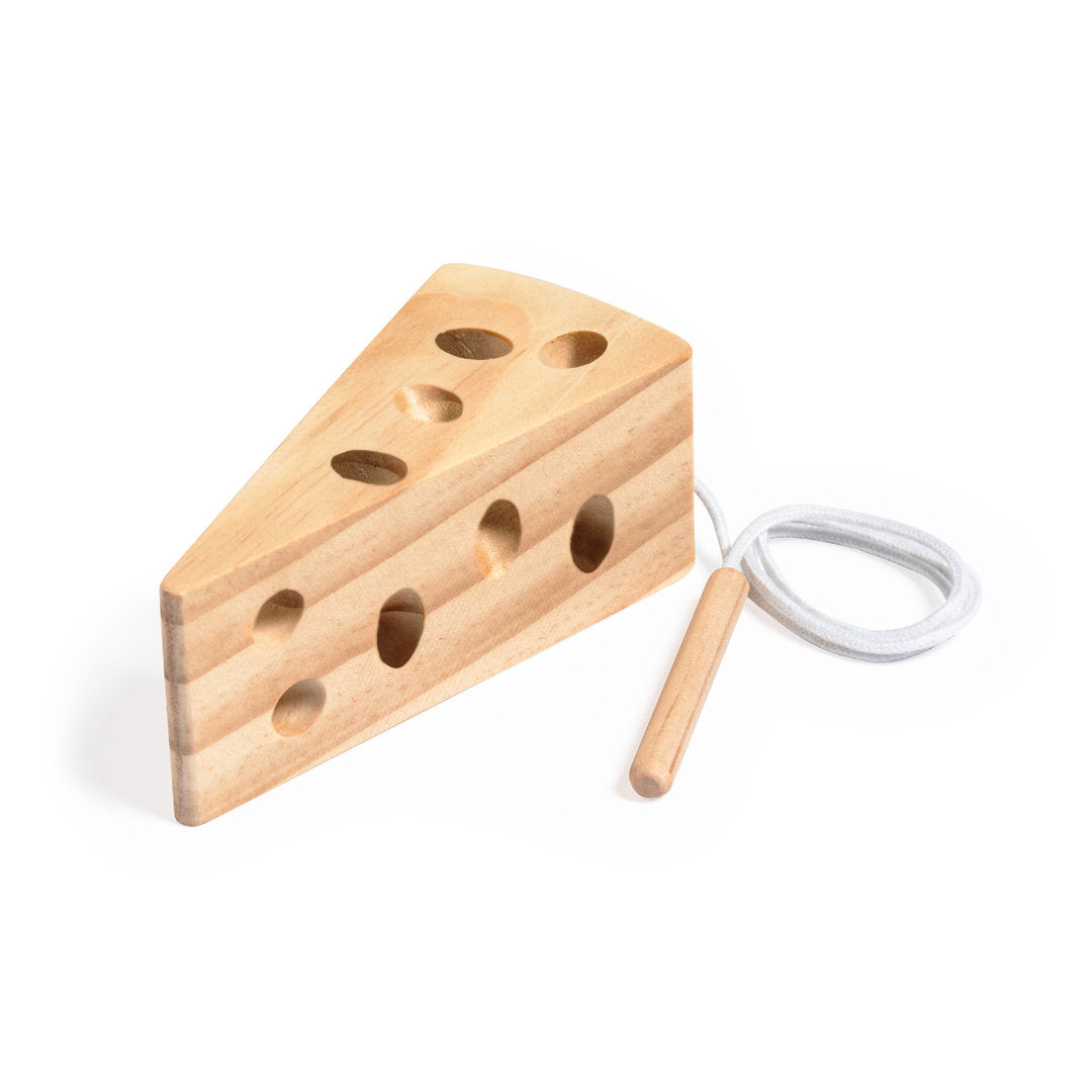 Accessoire ludique : jeu d'adresse en bois, présenté dans un sac de transport 100% coton.