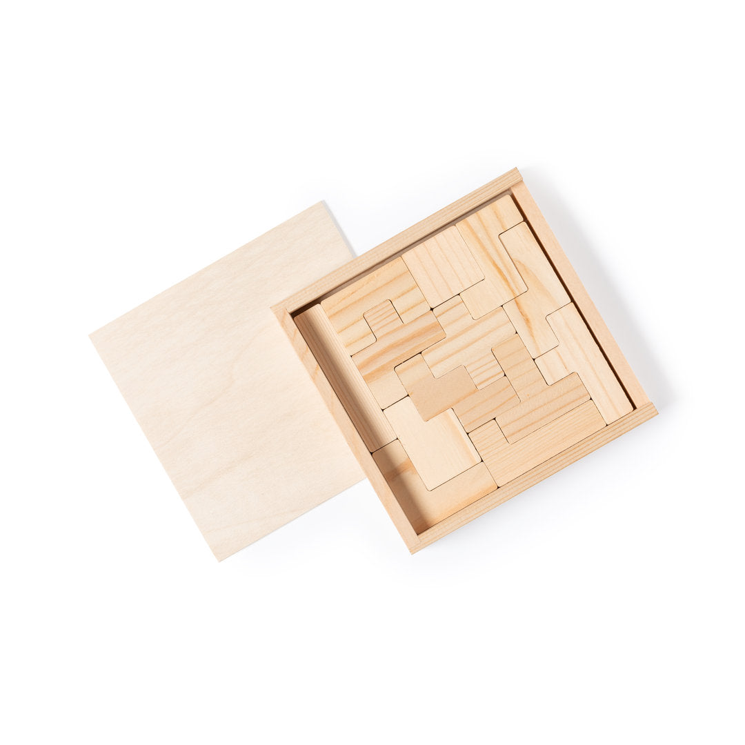 Jeu de plateau en bois résistant, 13 pièces incluses, boîte en bois avec couvercle coulissant
