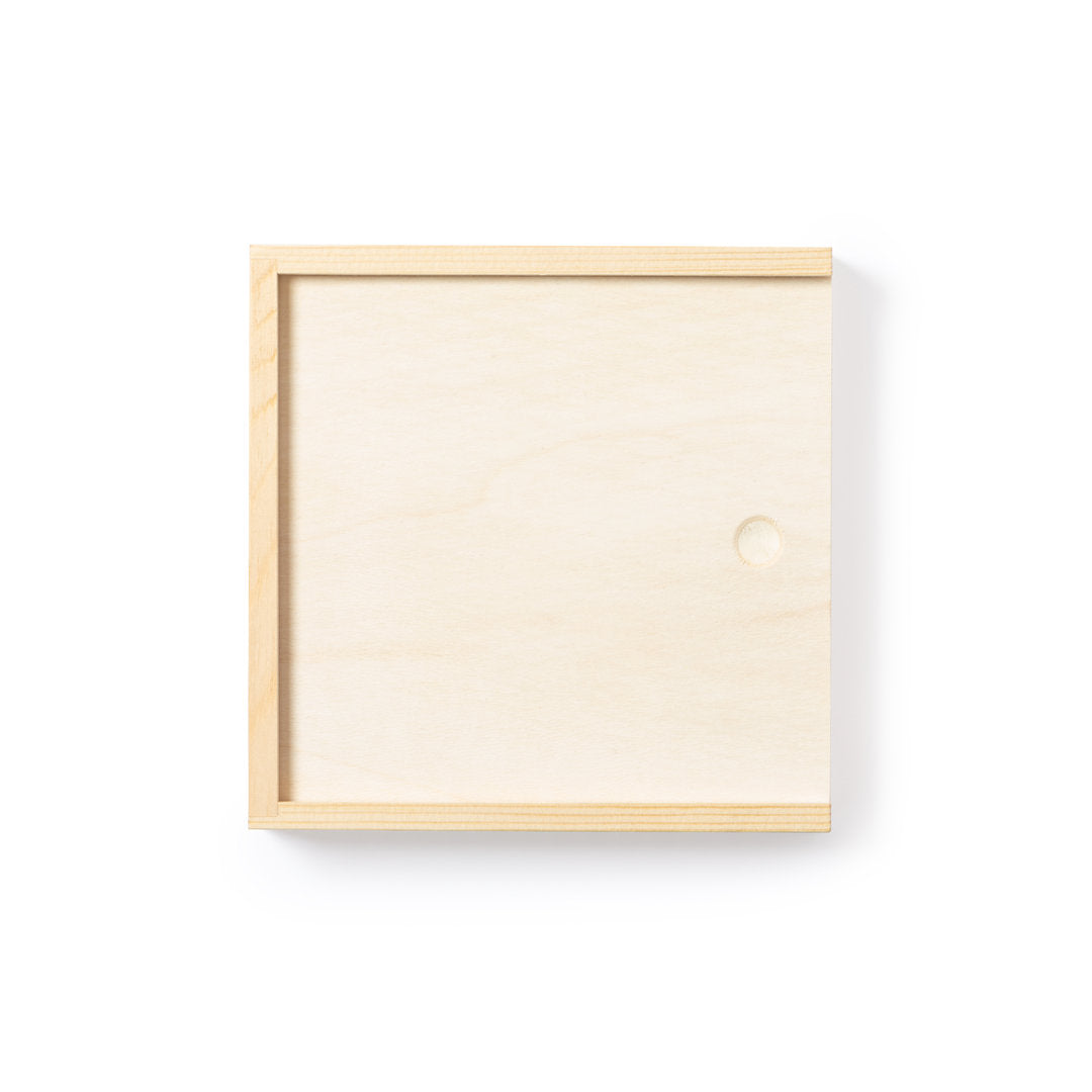 Accessoire de loisirs : Jeu d'adresse en bois résistant, 13 pièces, boîte en bois avec couvercle