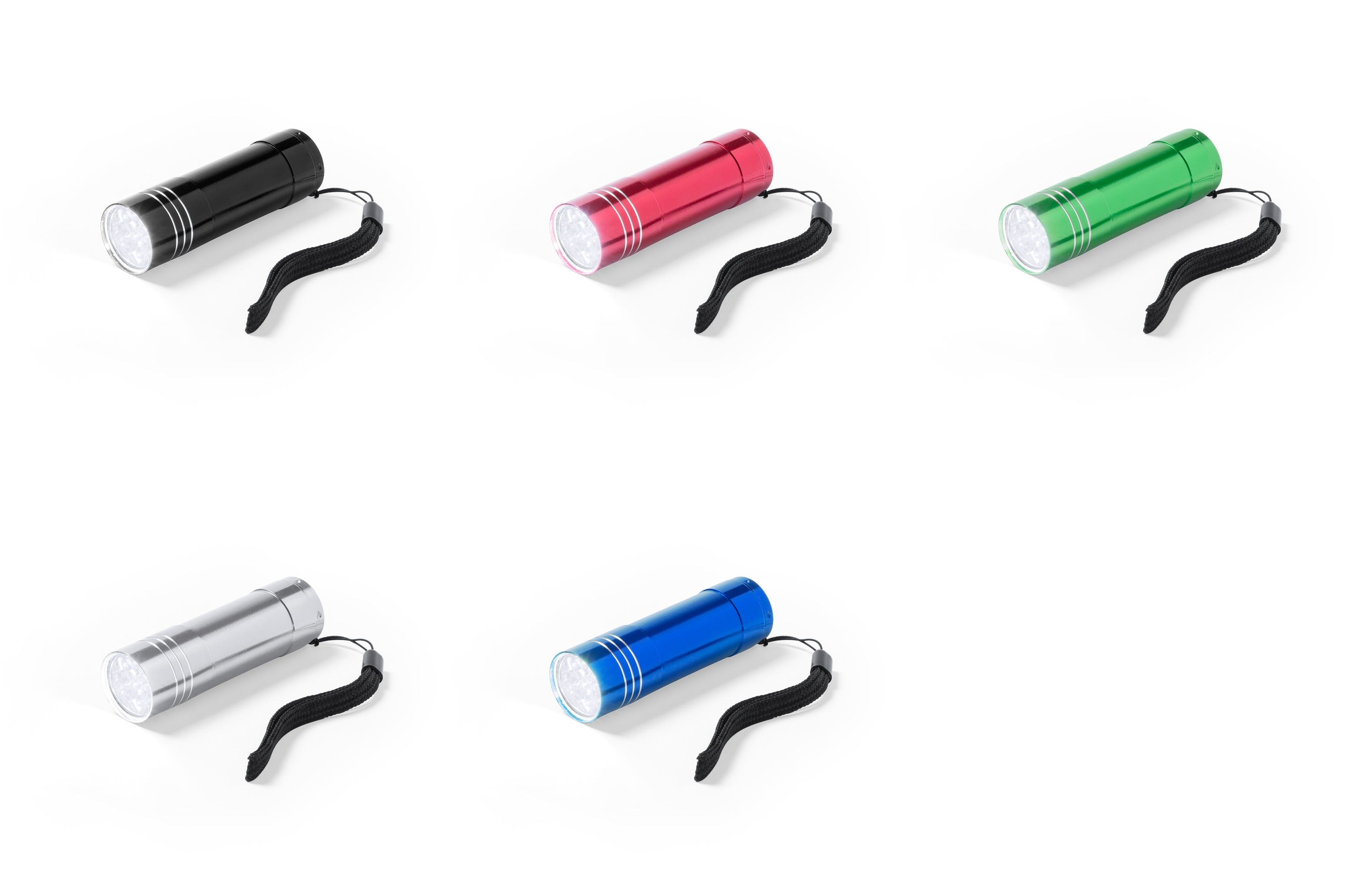 Lampe à LED robuste en aluminium avec 9 ampoules