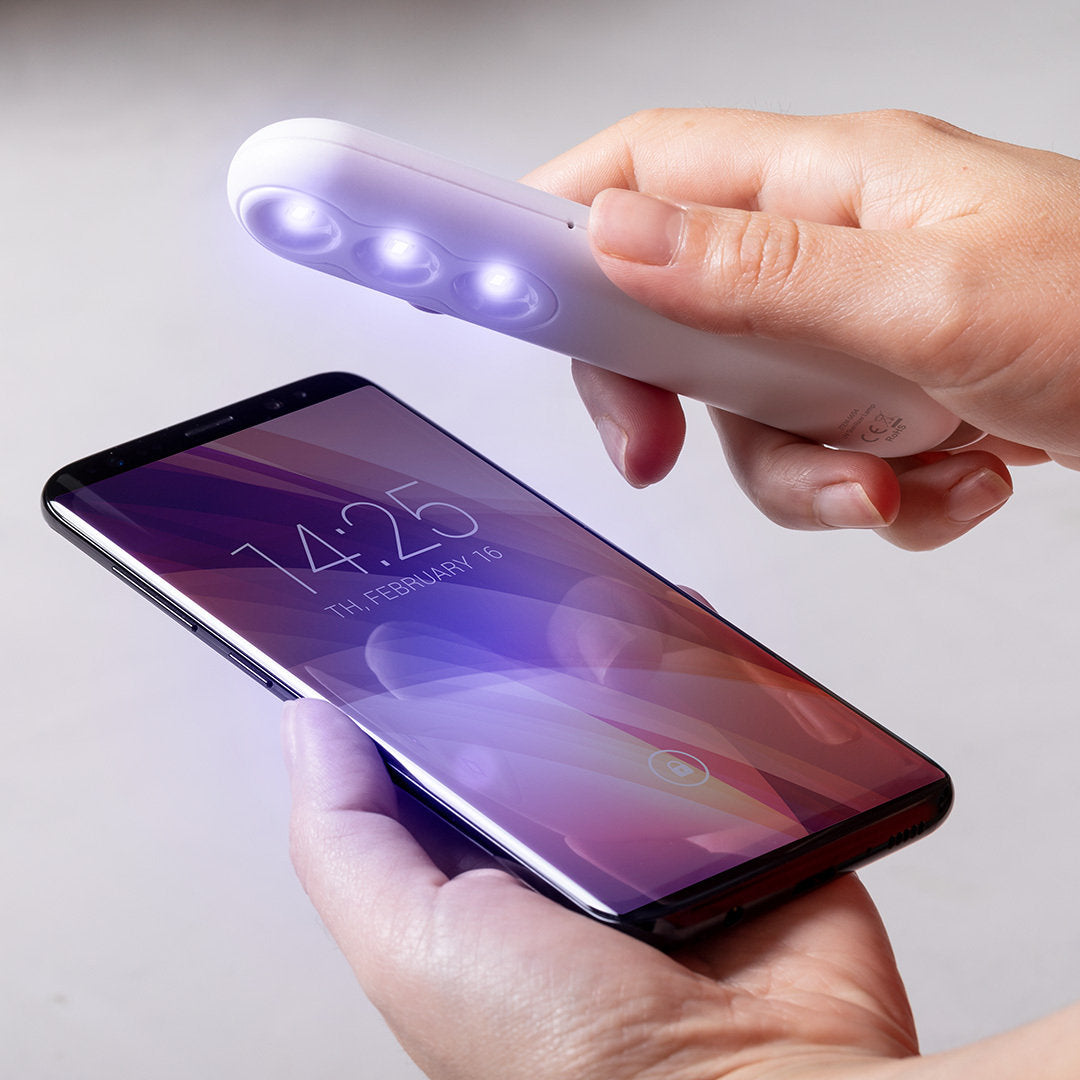 Lampe de stérilisation UV usb type c et batterie 400 mAh NUREK éclairage téléphone