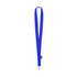 Lanyard en polyester 300d resistant rpet LORIET bleu