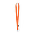 Lanyard en polyester 300d resistant rpet LORIET orange