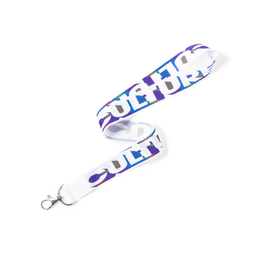 Lanyard en polyester pour sublimation NOPAK personnalisable image logo marque