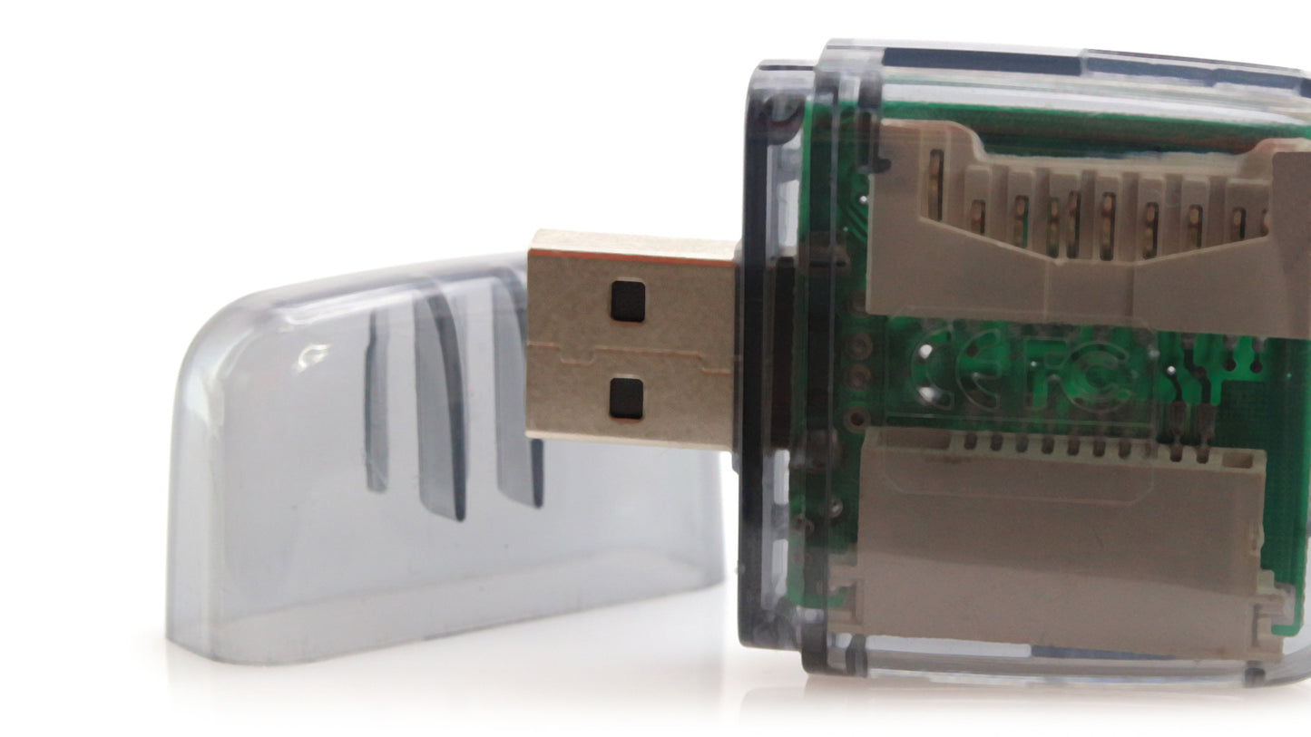 Lecteur de carte avec connexion USB 2.0 ARES
