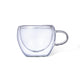 Lot de 2 mugs double paroi 90 ml GLADEN