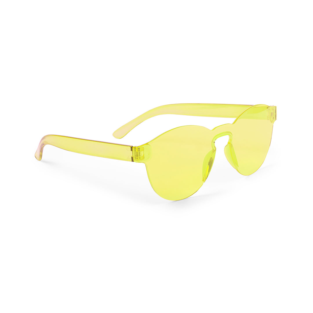 Lunette de soleil translucides protection UV400 TUNAK jaune