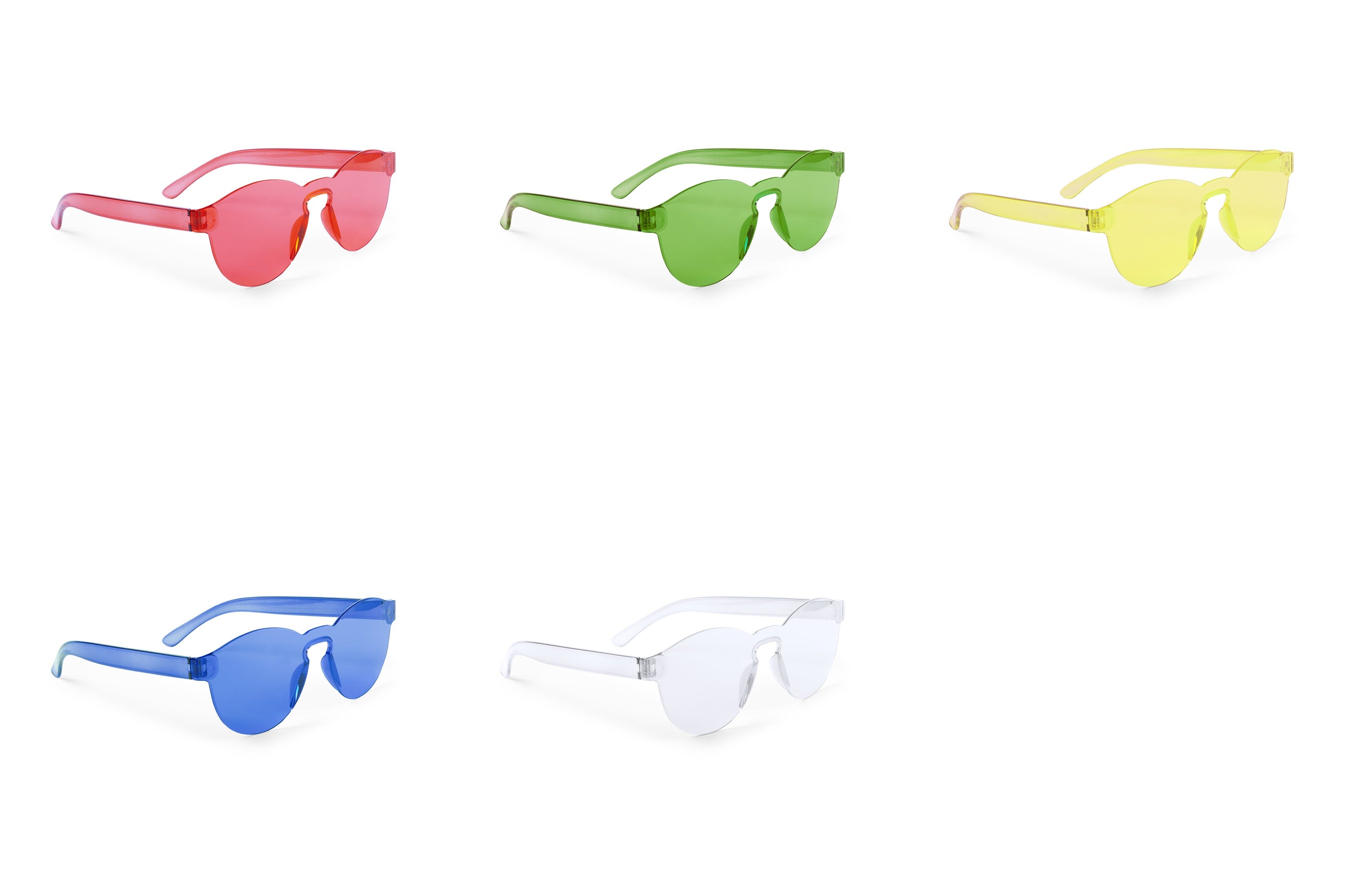 Lunette de soleil translucides protection UV400 TUNAK coloris multiples