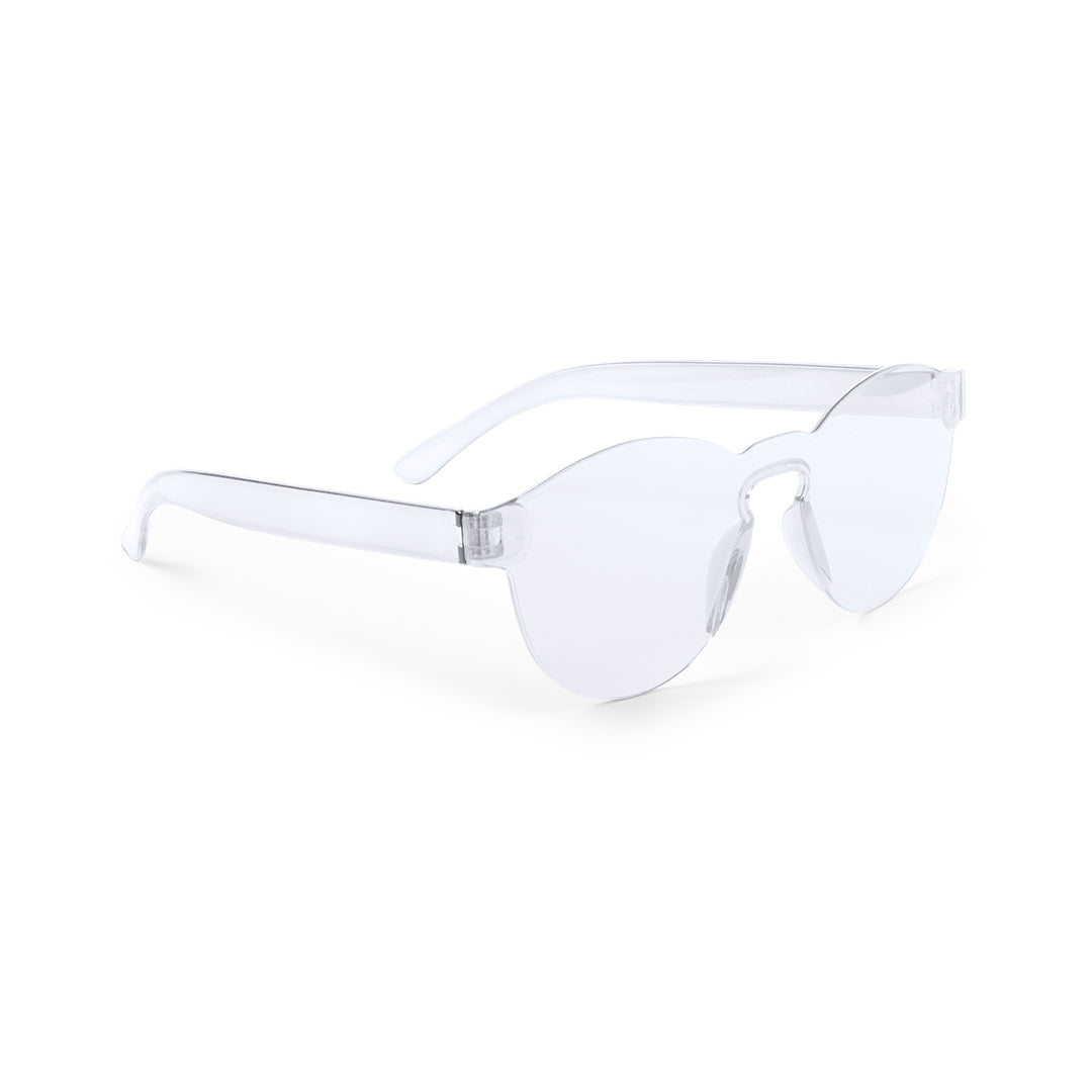 Lunette de soleil translucides protection UV400 TUNAK blanche