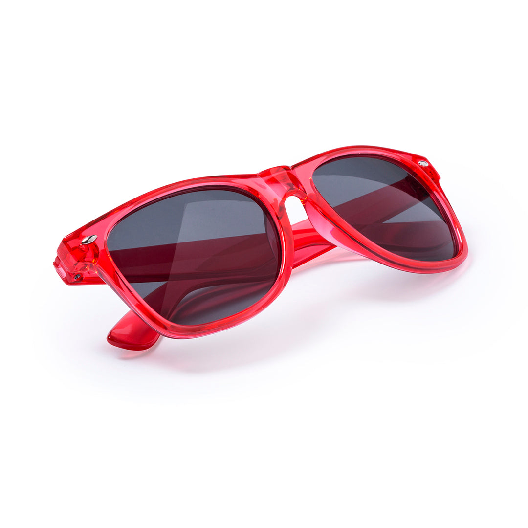 Lunettes de soleil avec protection UV400 MUSIN rouge