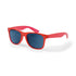 Lunettes de soleil avec protection UV400 MUSIN plastique rouge