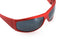 Lunettes de soleil sportive rouge