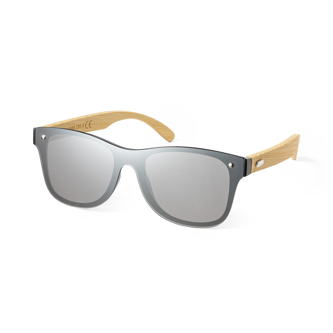 Lunettes de soleil avec monture bambou naturel