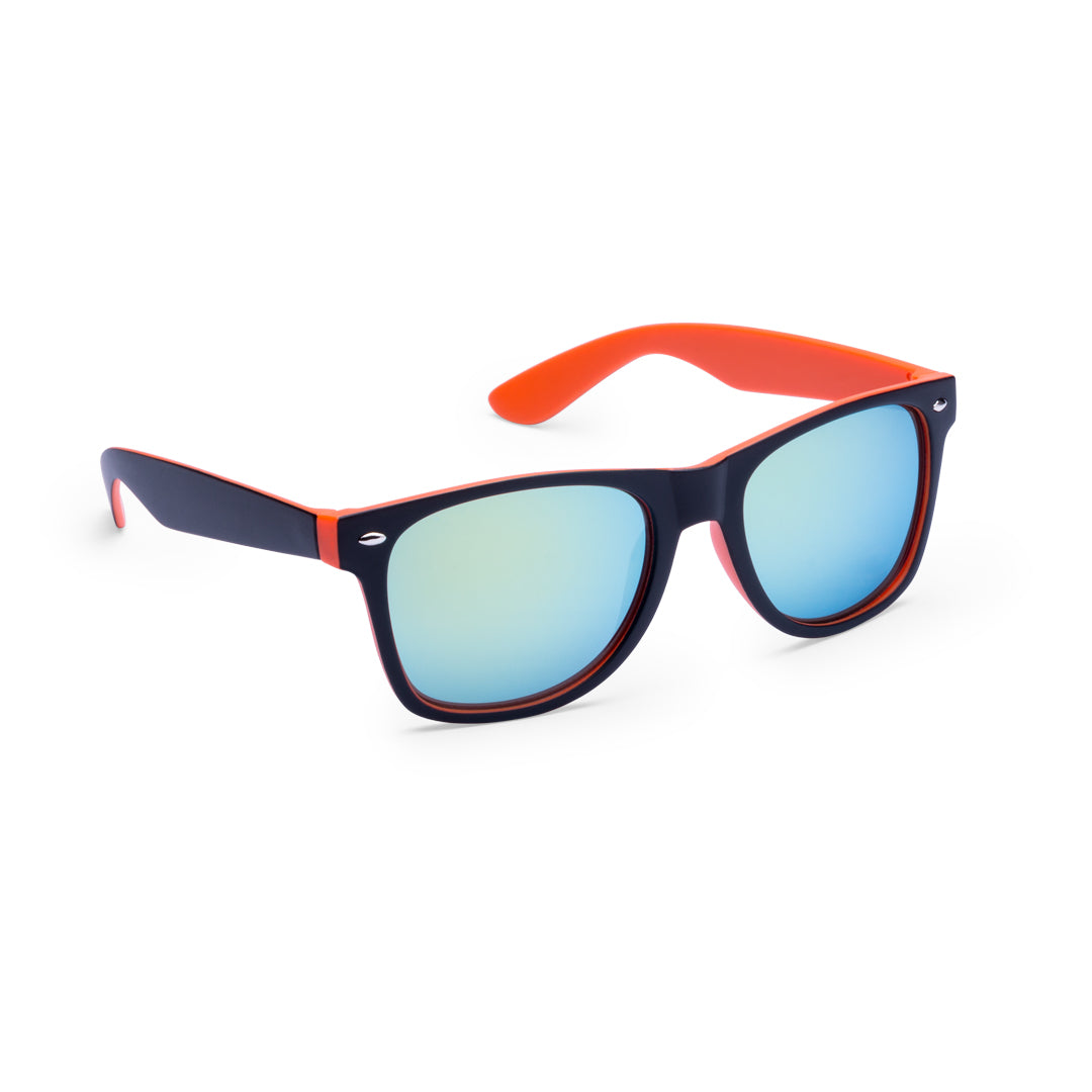 Lunettes de soleil avec protection UV400 rouge et noir