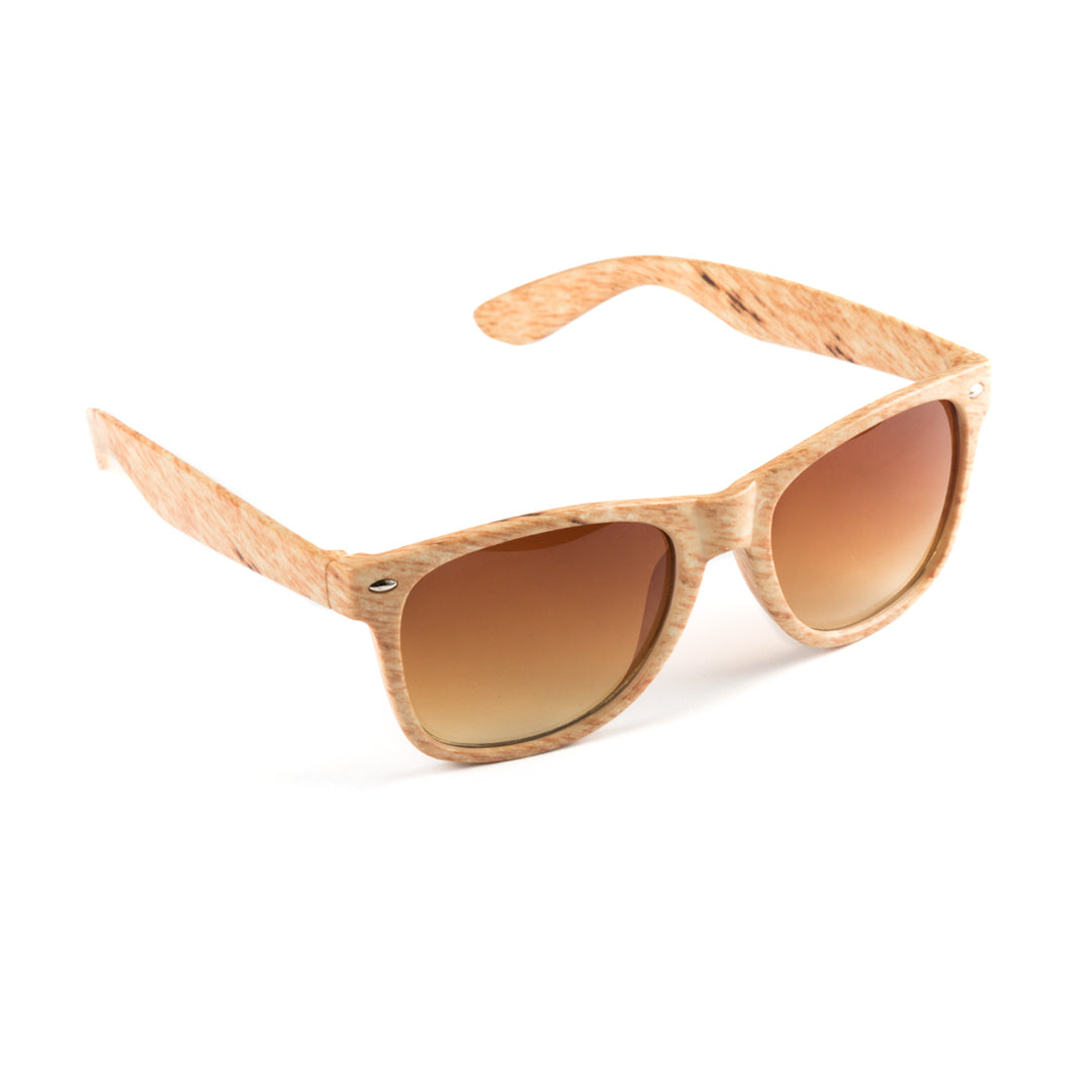 Lunettes de soleil avec protection UV400 HARIS bois naturel