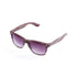 Lunettes de soleil bois naturel et verres violet