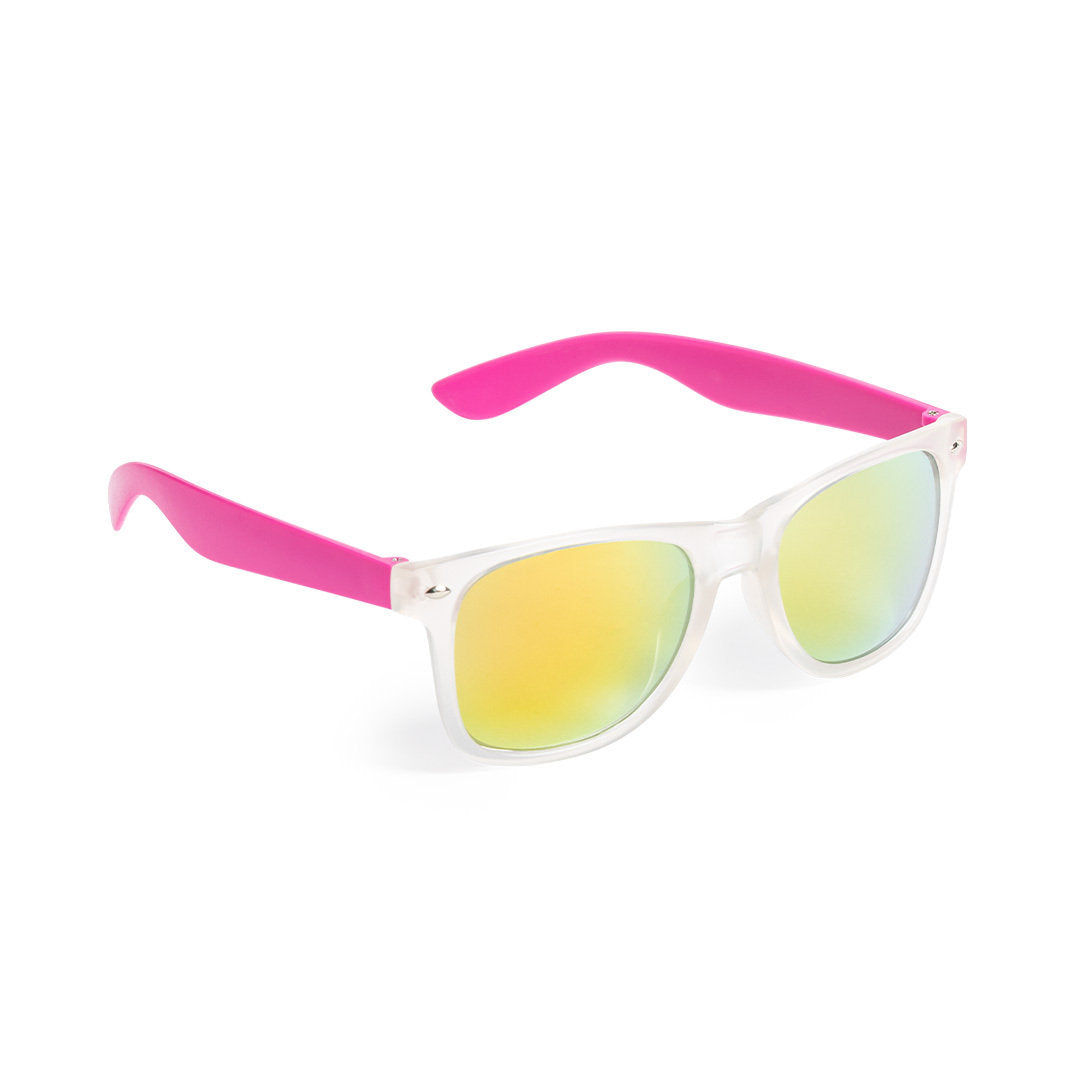 Lunettes de soleil avec protection UV400 rose et blanc