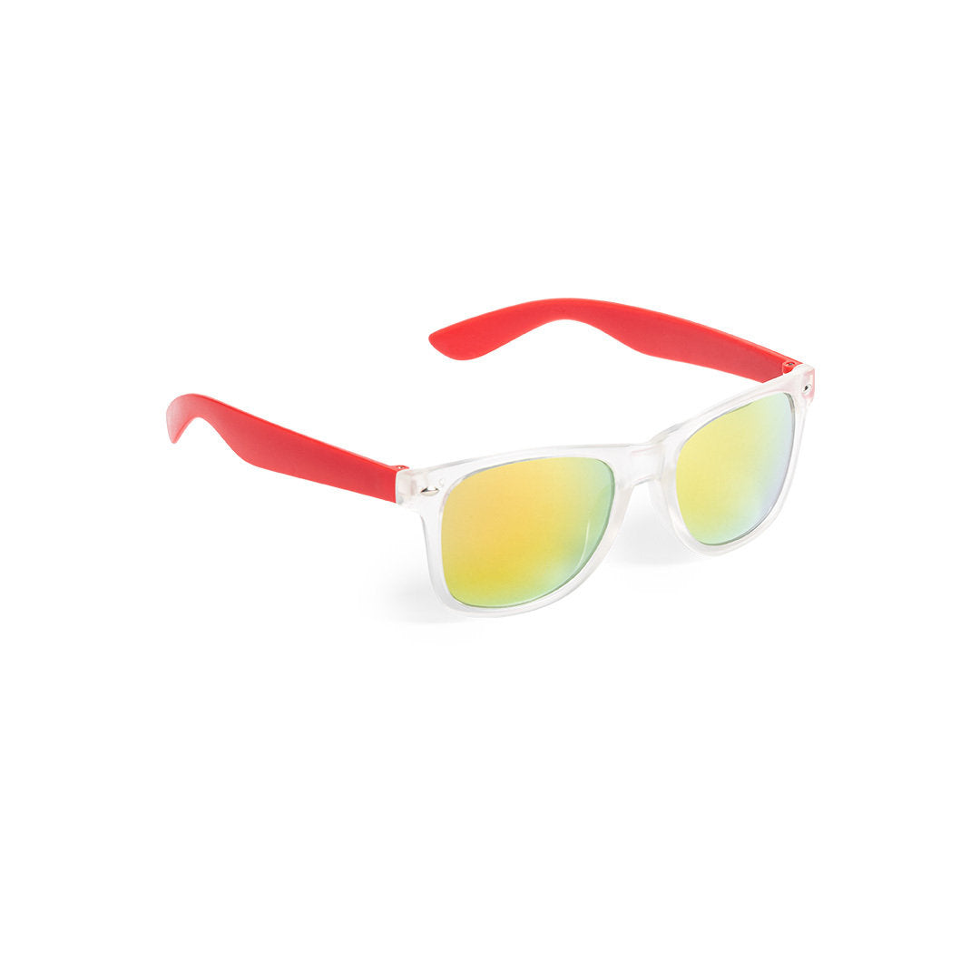 Lunettes de soleil avec protection UV400 HARVEY rouge et blanc