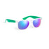 Lunettes de soleil avec protection UV400 HARVEY vert et transparent