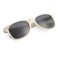 Lunettes de soleil avec protection UV400 KILPAN blanc bambou