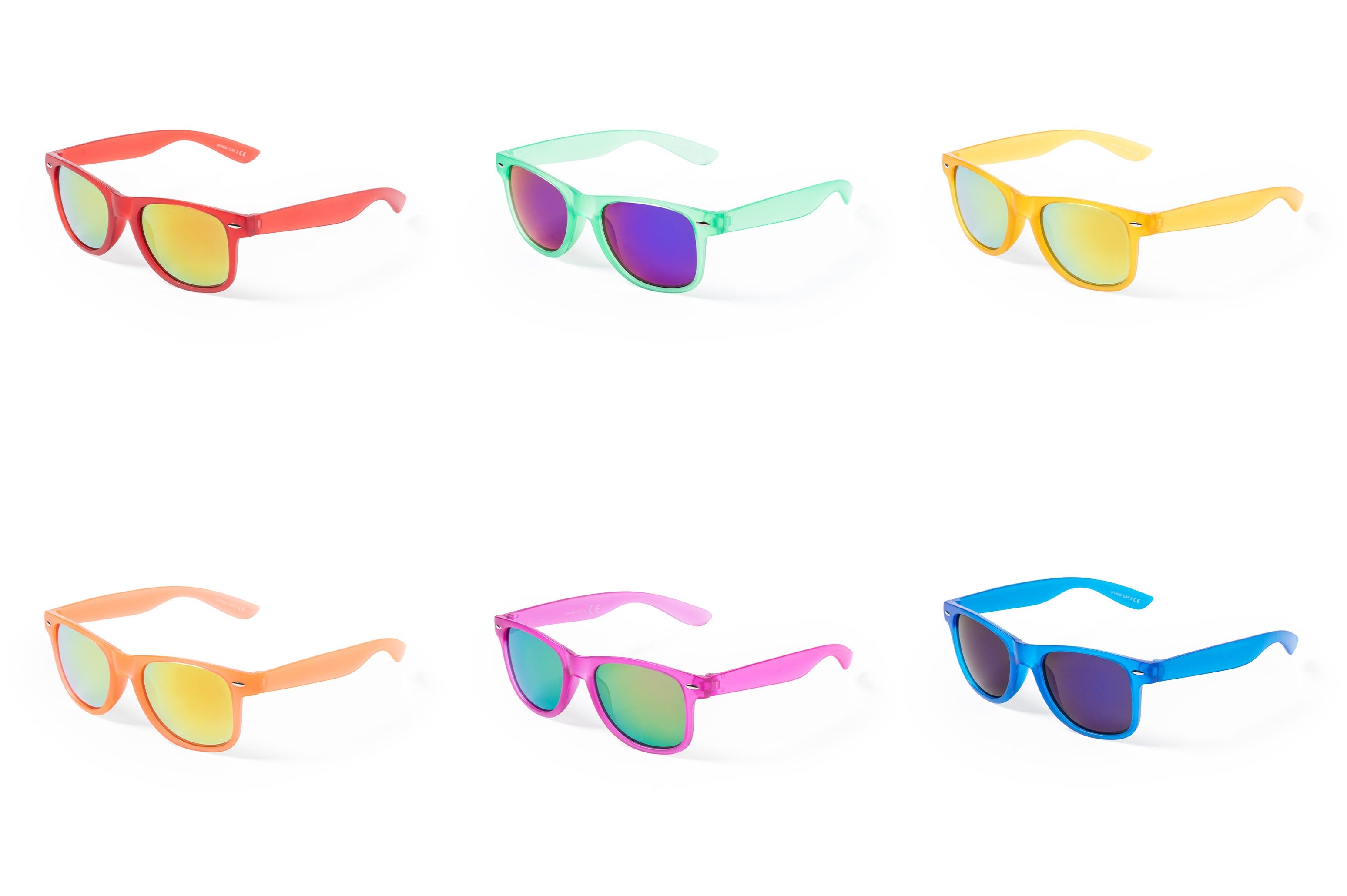 Lunettes de soleil multiples coloris