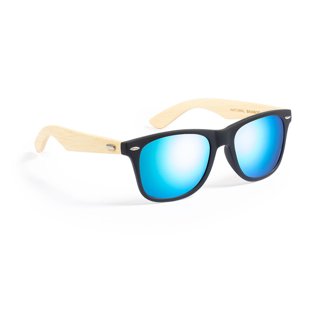 Lunettes de soleil nature avec protection UV400 MITROX bois et noir verres