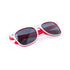 Lunettes de soleil rouge et blanches