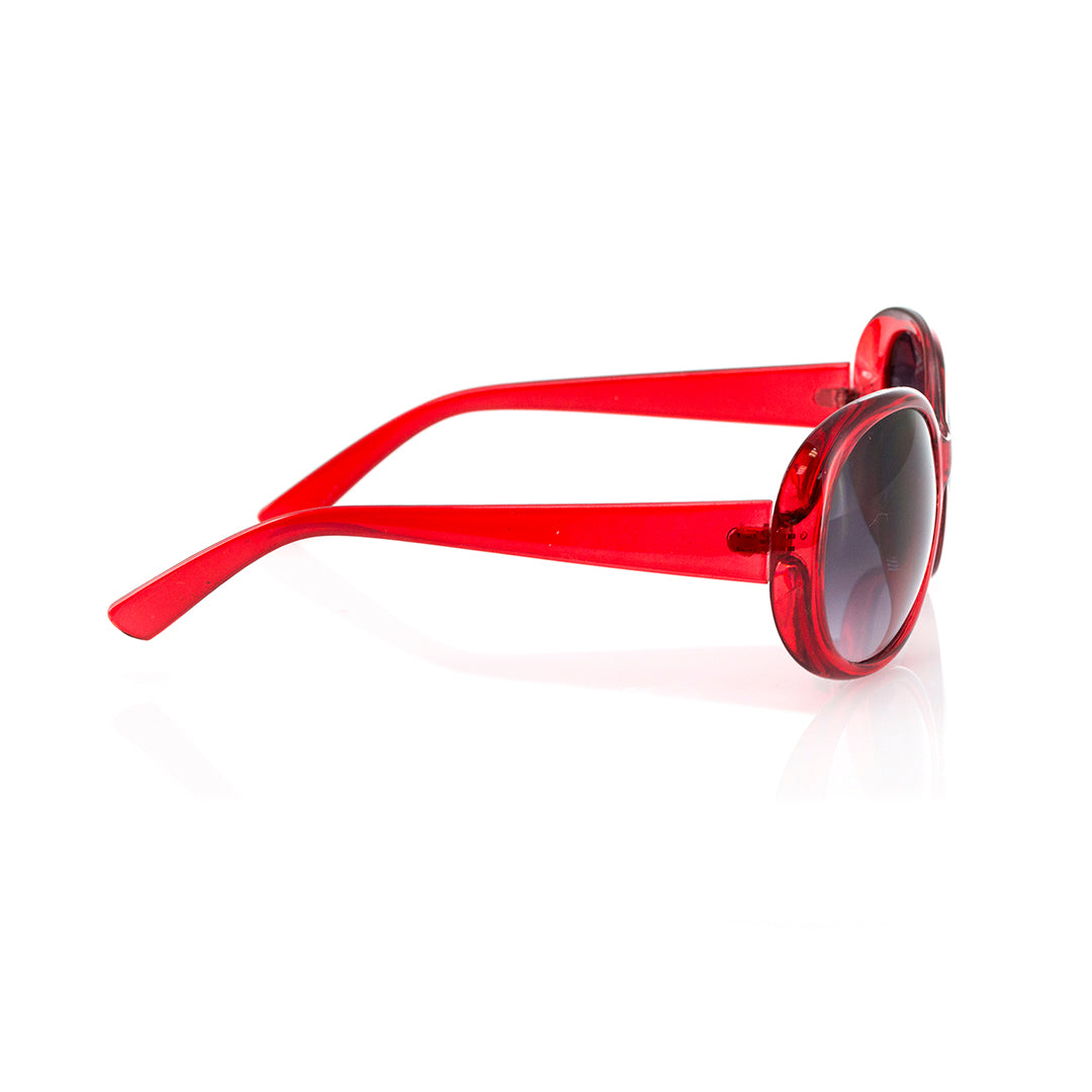 Lunettes de soleil rétro fun rouge