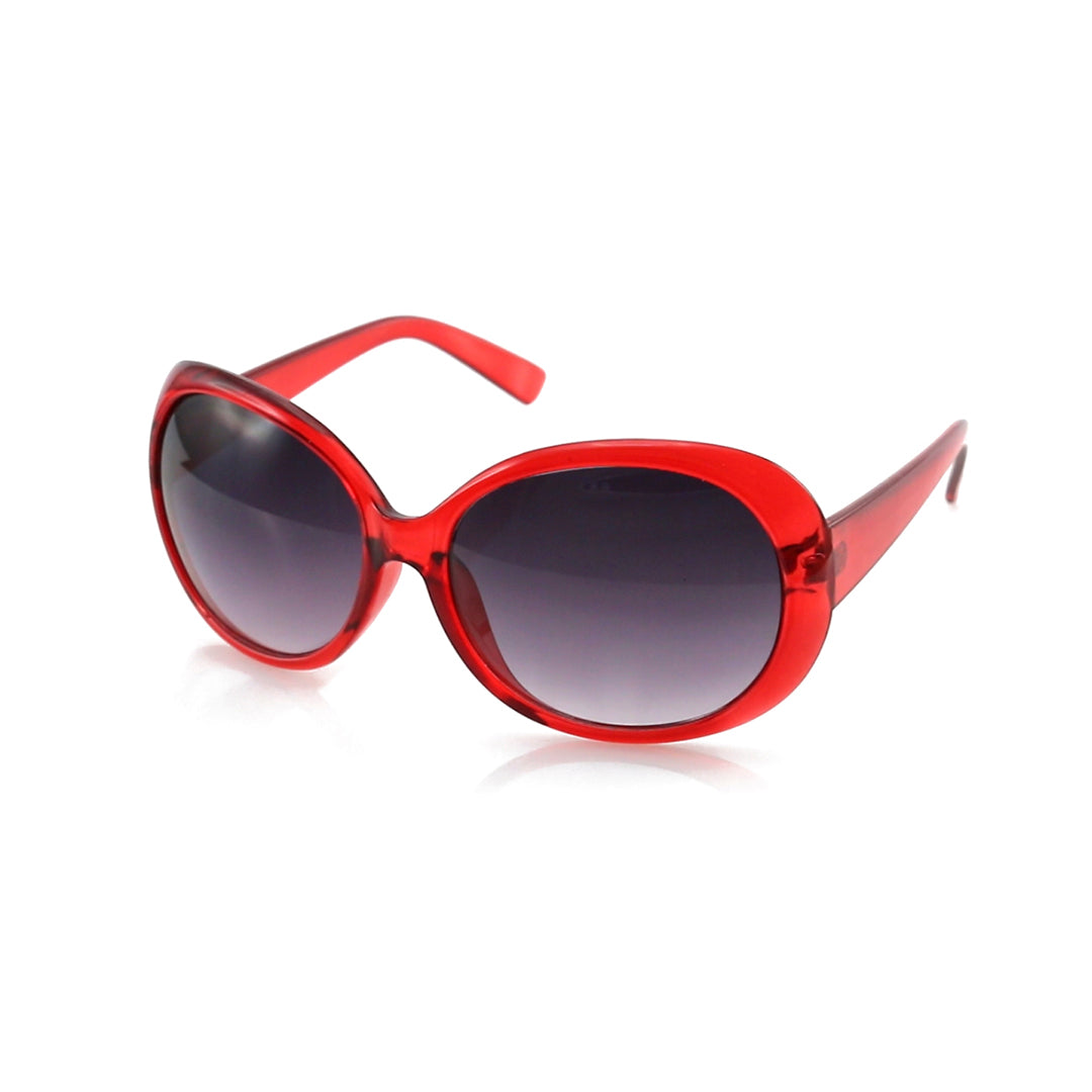 Lunettes de soleil rétro rouge fun 