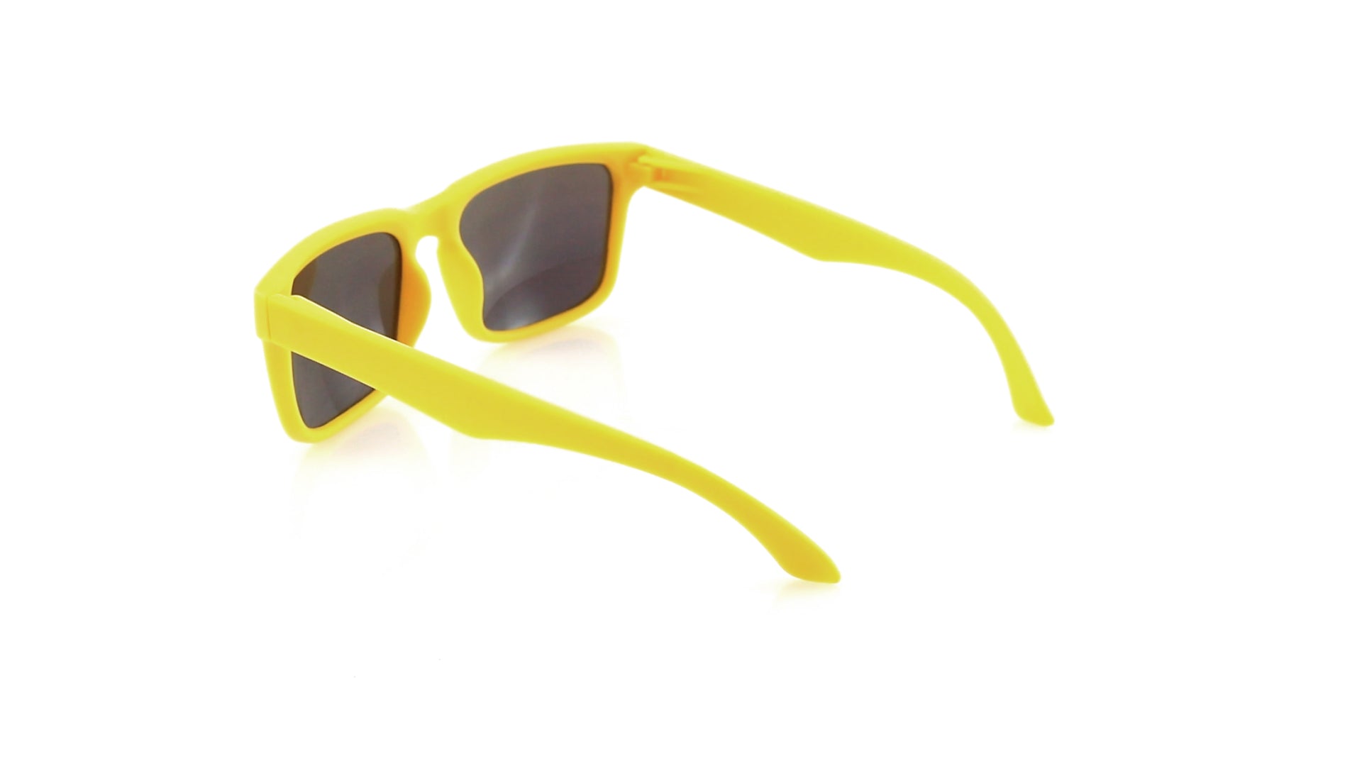 Lunettes de soleil verres à effet miroir jaune