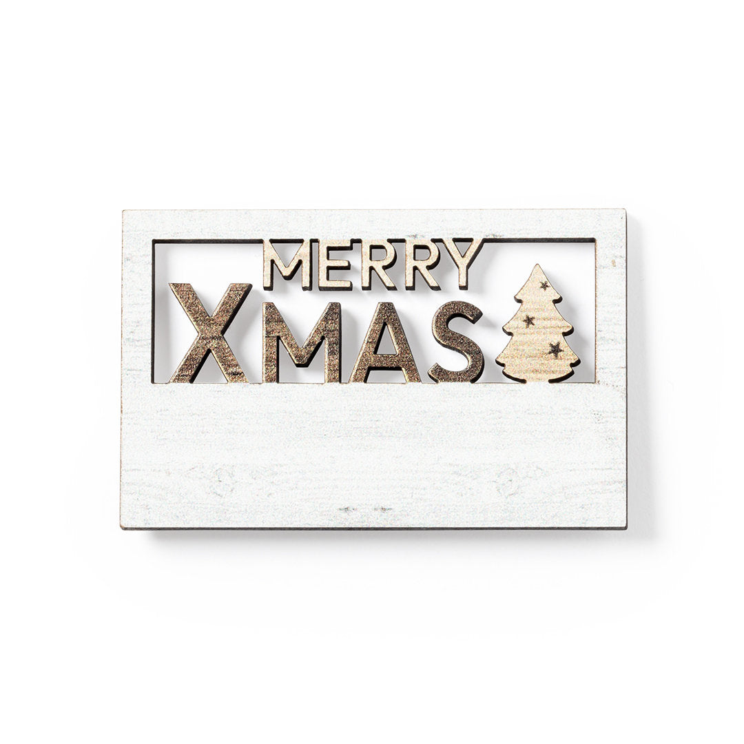 Autocollant Personnalisé "Merry Christmas" Famille Pain D'épice - Pour Réfrigérateur, Plusieurs Tailles, Vinyle Haute Qualité
