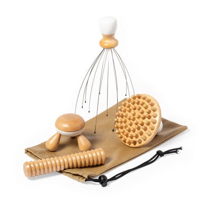 Masseurs en bois naturels TEFEN