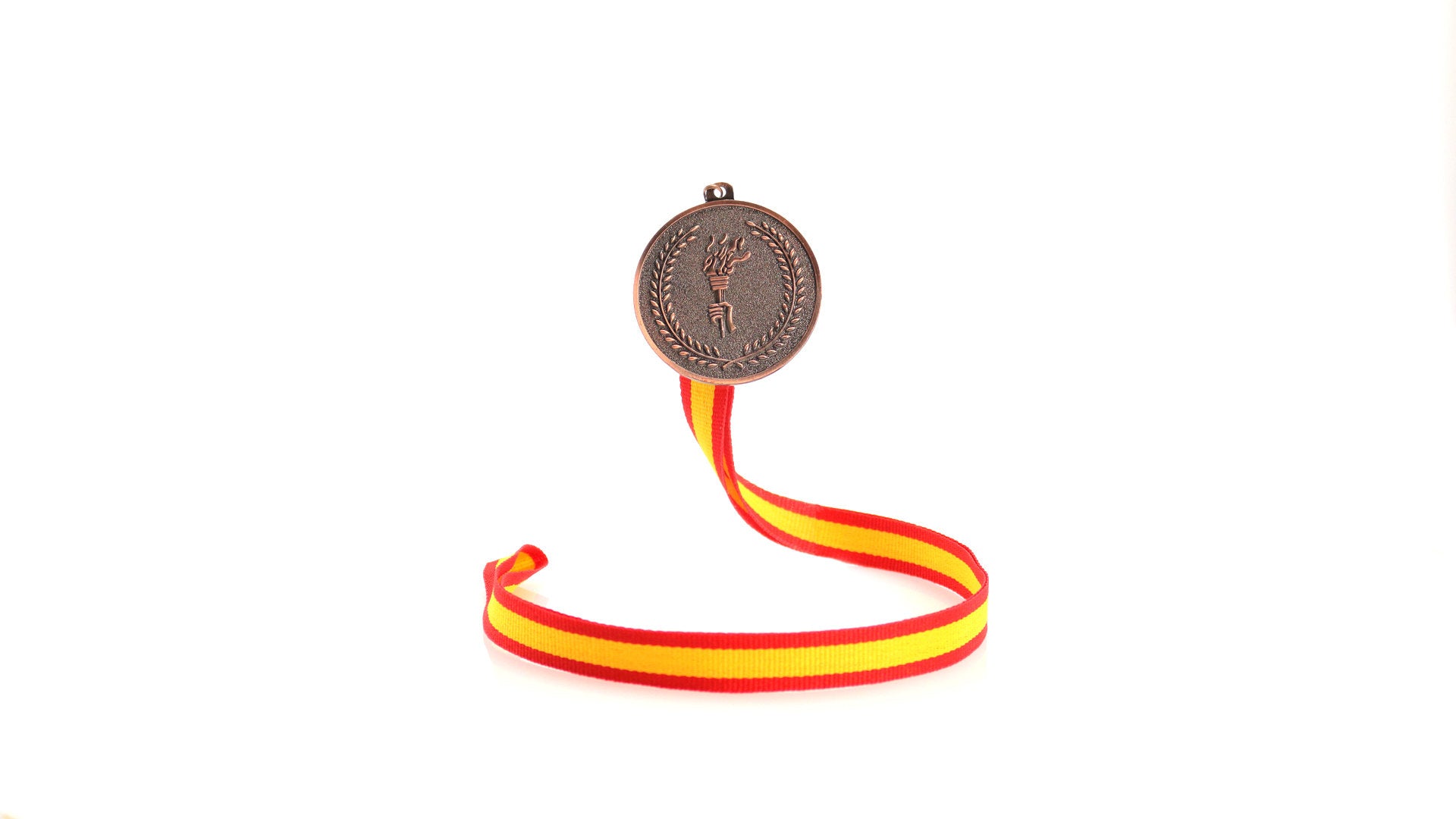 Médaille Métal Personnalisable Tir à La Carabine Or 6,4 Cm - Ruban Au Choix Inclus, Gravure Offerte