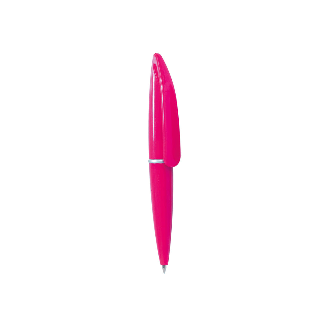 mini stylo à mécanisme tournant rose