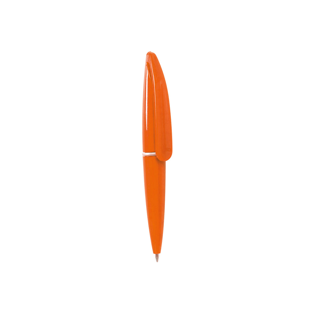 mini stylo à mécanisme tournant orange