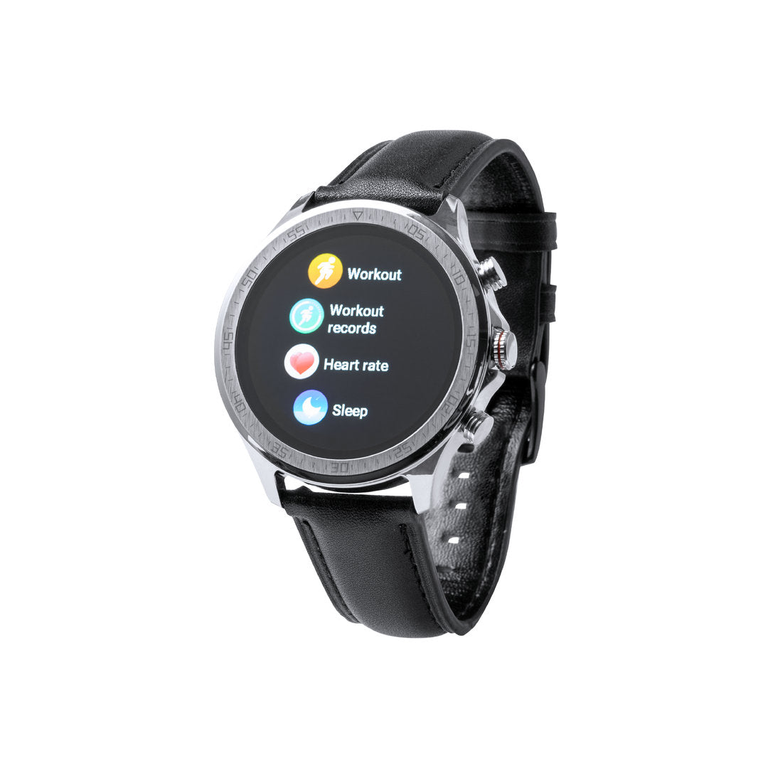 Montre intelligente multifonctions, batterie 230 mAh, bracelet en cuir FRONK personnalisable