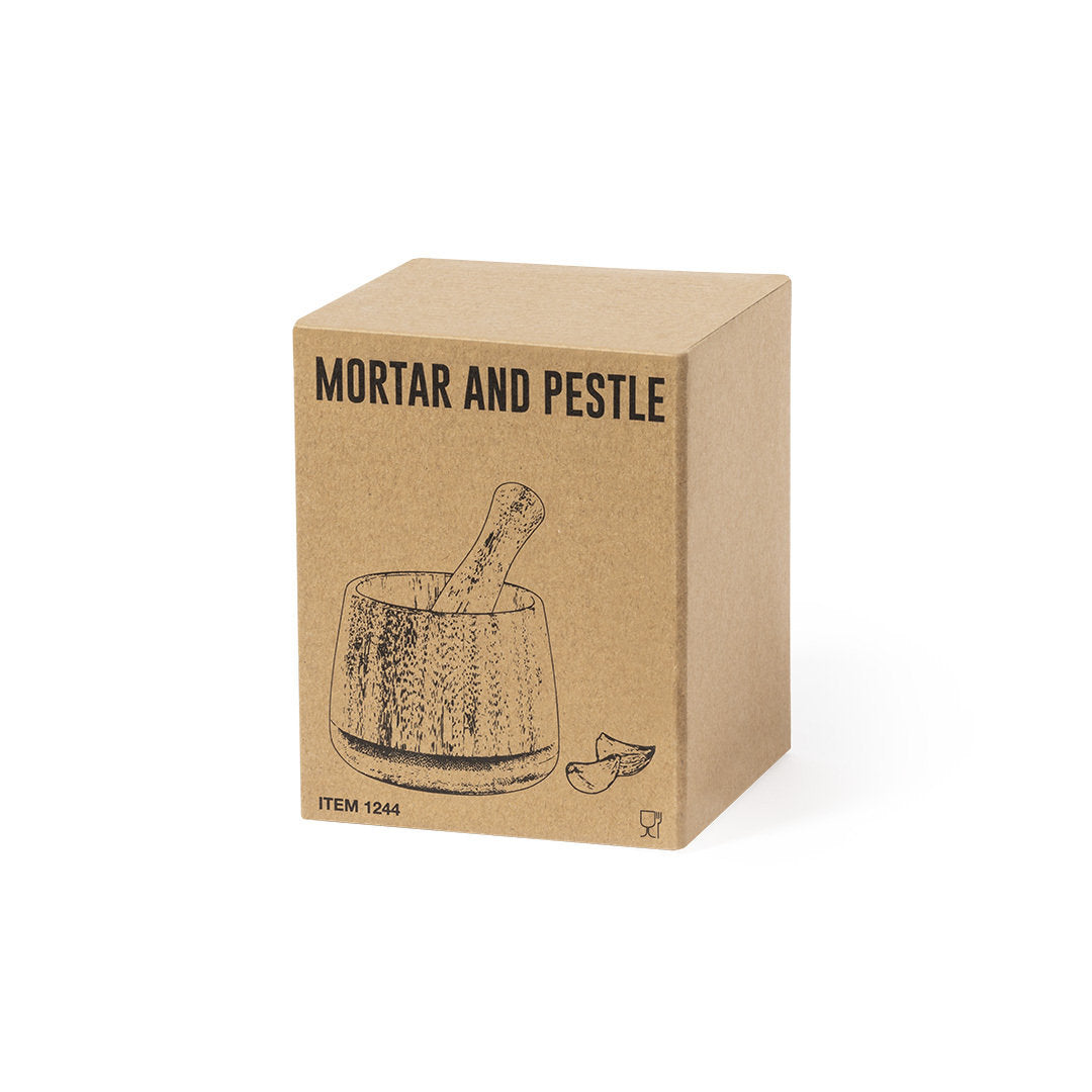 Mortier en bambou RUBRON avec étui carton