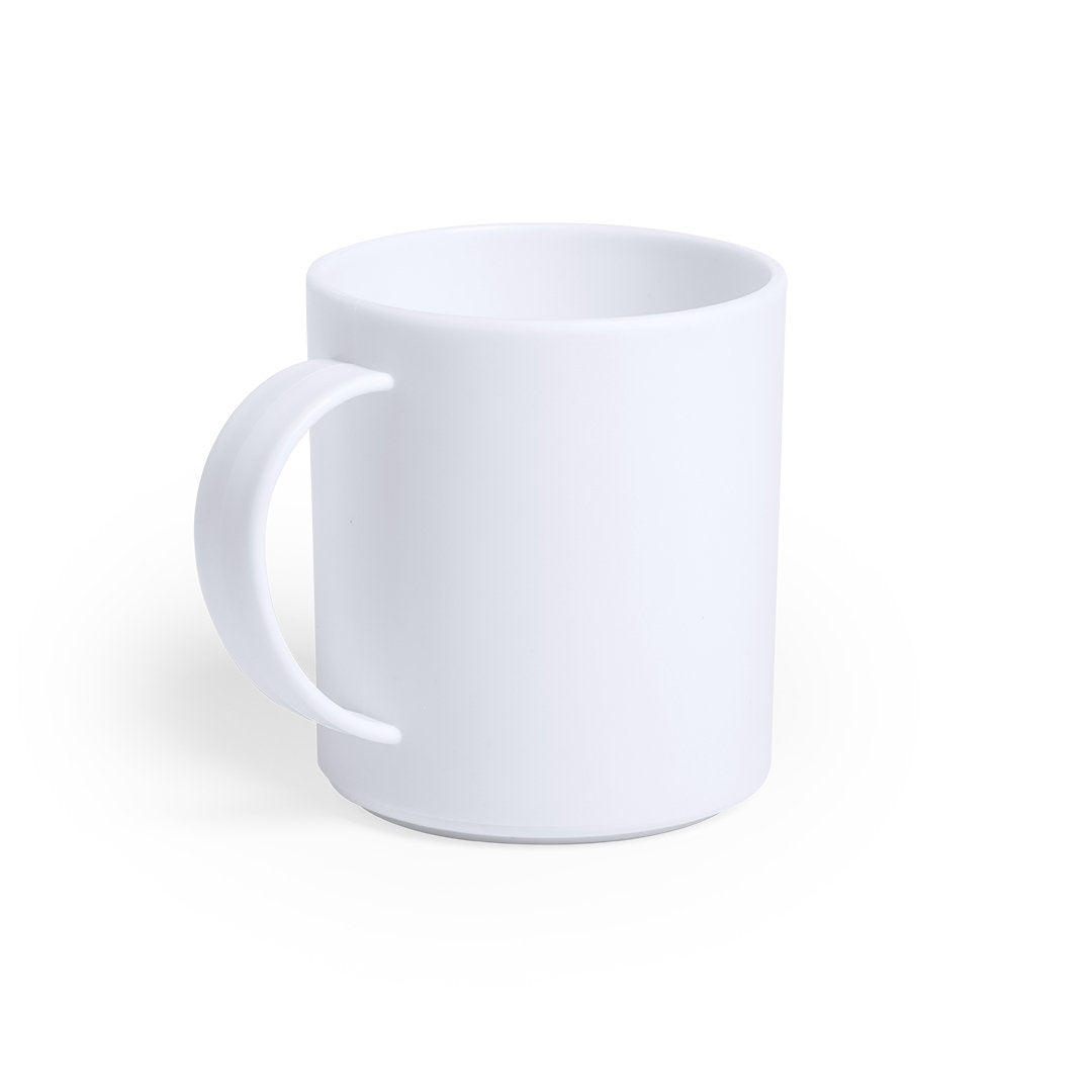 Mug antibactérien iso 22196 en pp sans bpa de 350ml dans un sachet individuel PLANTEX