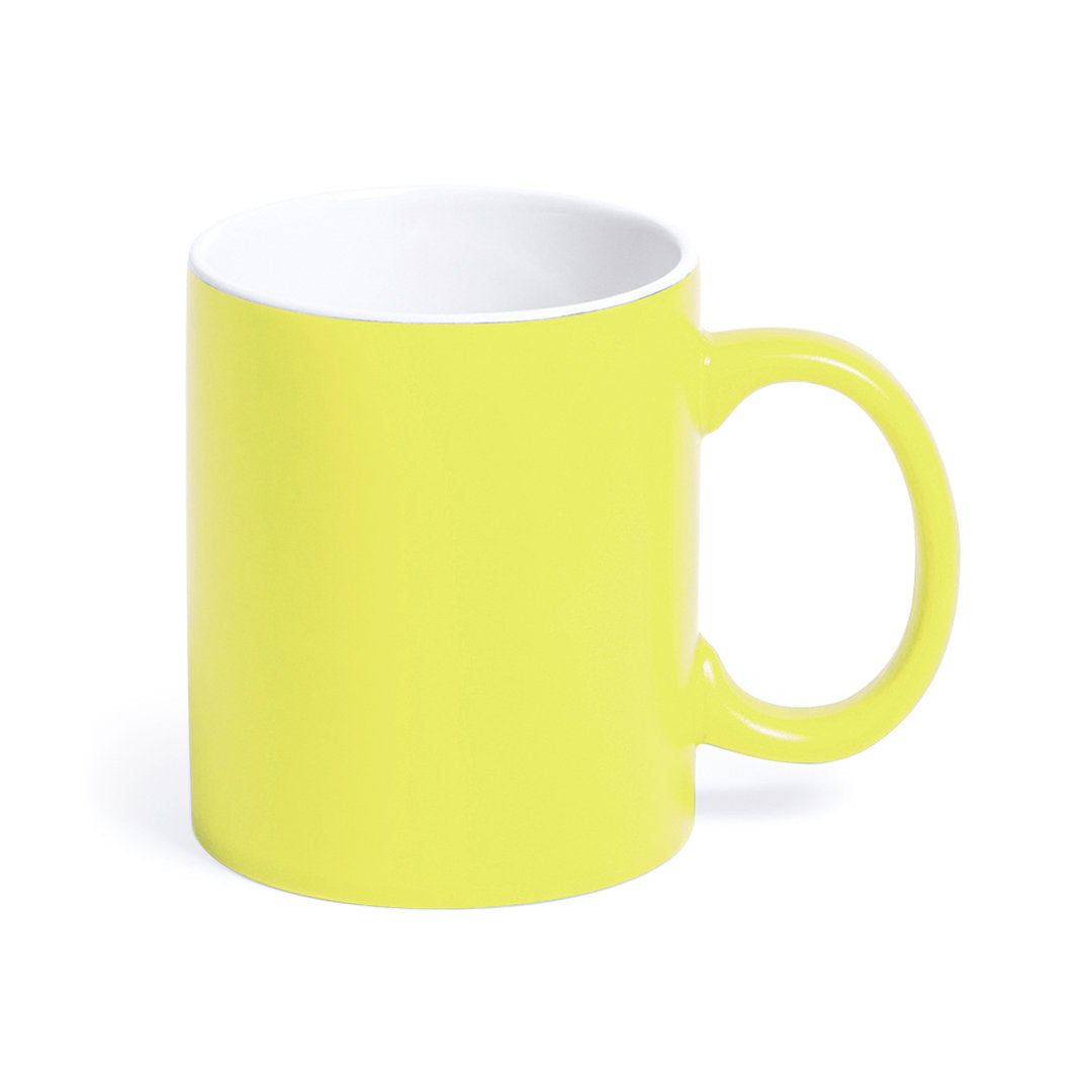 Mug de 350 ml en céramique LOUSA jaune