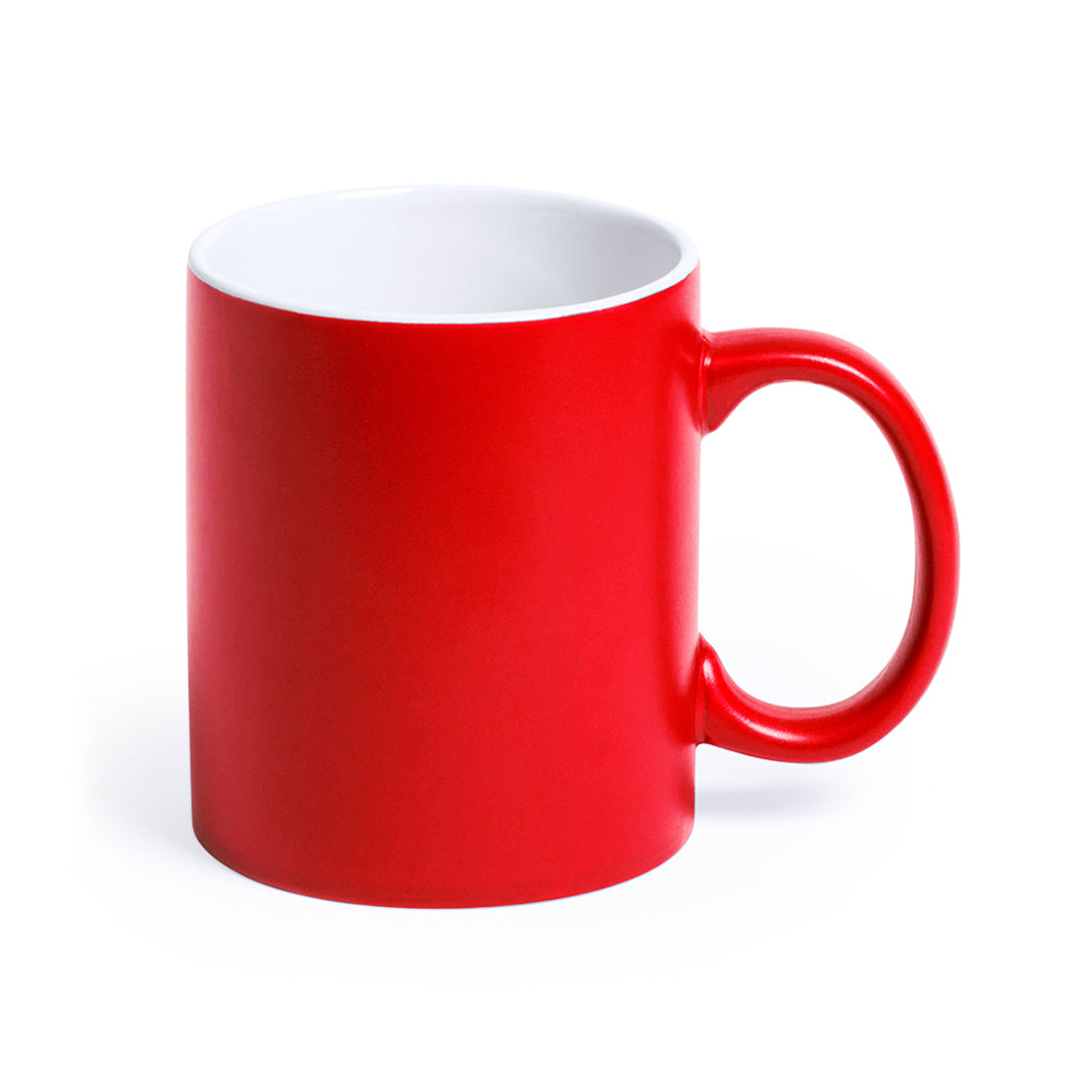 Mug de 350 ml en céramique LOUSA rouge