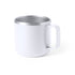 Mug en acier inoxydable de 350 ml SHIRLEY blanc